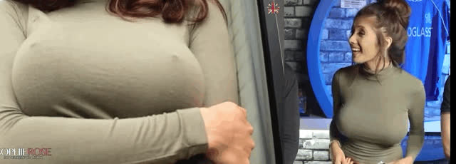 NSFW_GIF - Sophie Rose wearing the same shirt.