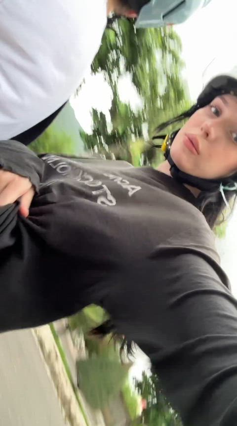 I show them off right on the street