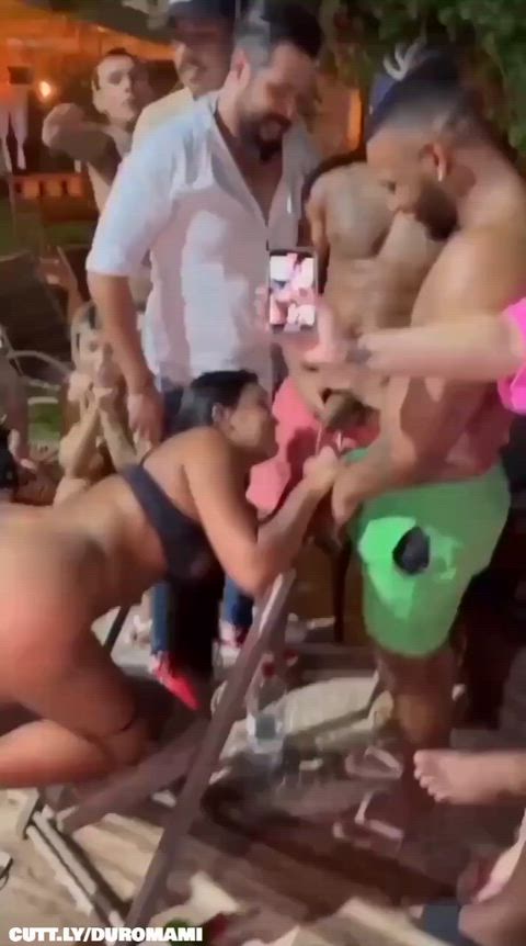 Amateur Blowjob Exposed Party Public Trashy Trashy Boners r/ExposedToStrangers r/JustFriendsHavingFun Porn GIF by duromami