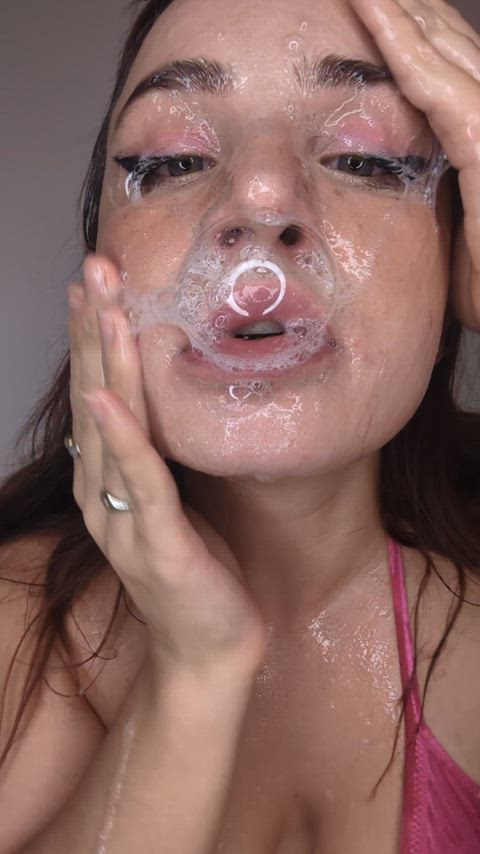 Being a messy spit whore