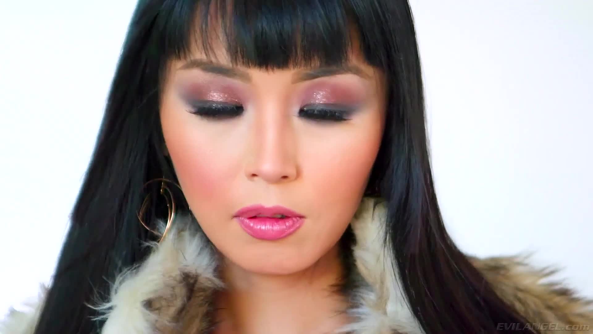 Evil Angel - Asian Brunette Marica Hase Slop-Gagging Deepthroat GIF by