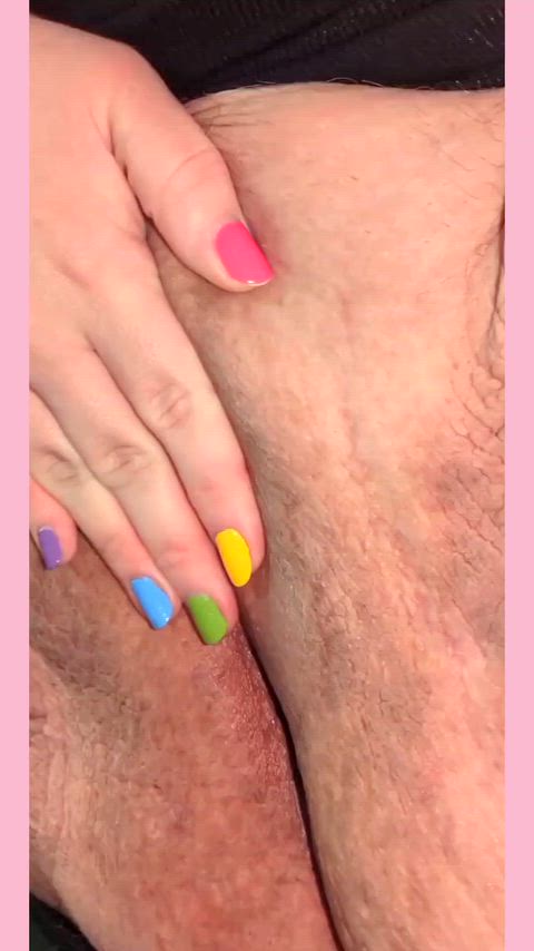 Daddy is staying over tomorrow! I got SO excited after shaving & changing my dick jewelry for him 😵‍💫💦💖