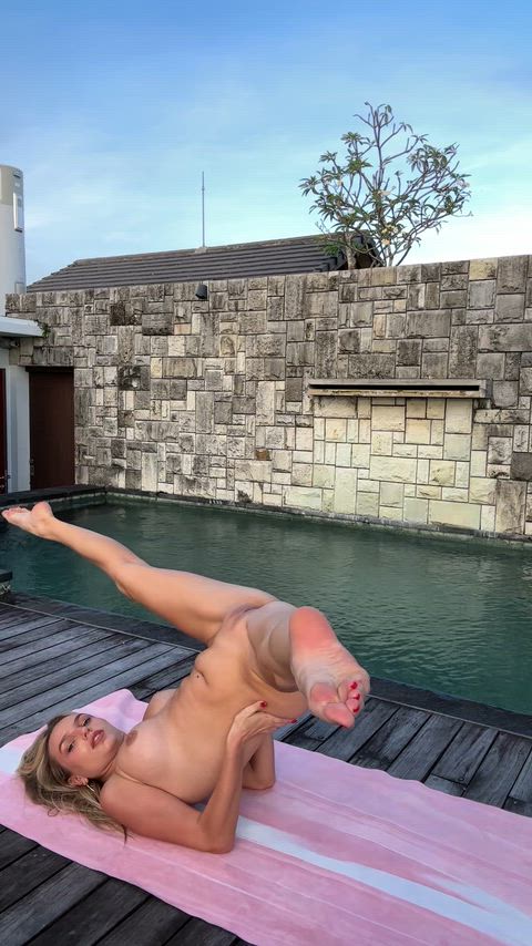 Big Tits Feet Flexible OnlyFans Outdoor Public Pussy Teen Wet Pussy Yoga Porn GIF by sandra_hot