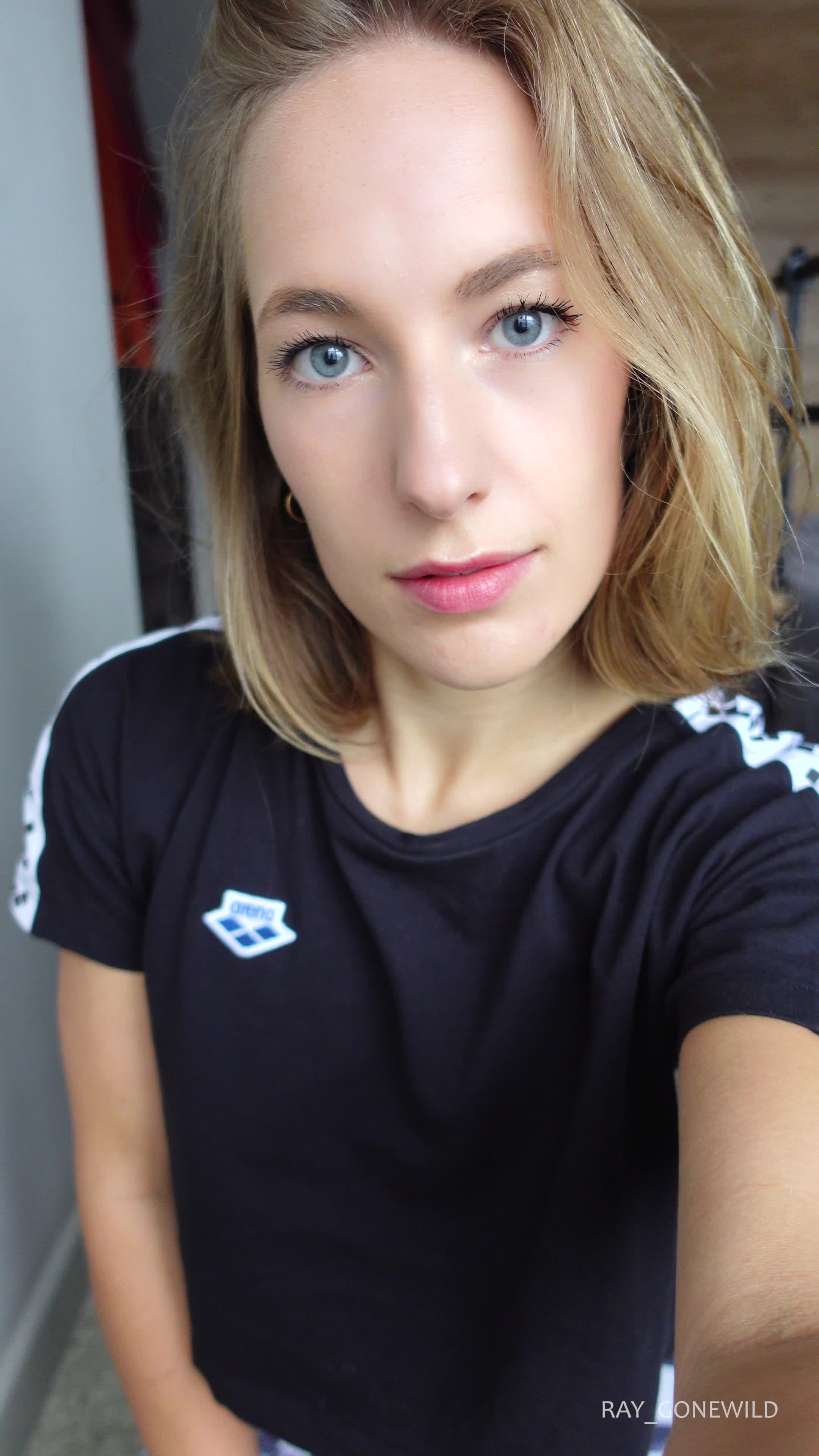 Did you actually look at my titty drop or did you drown in my blue eyes first?
