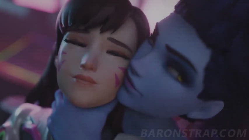 Lesbian exploring [D.va,Widowmaker,Ashe,Overwatch] (baronstrap)