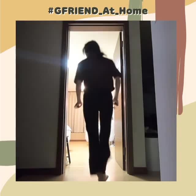 Gfriend Yuju arching her back