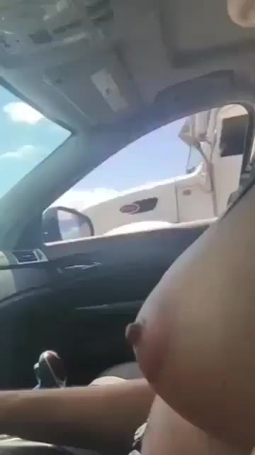 Giving the truck drivers some entertainment