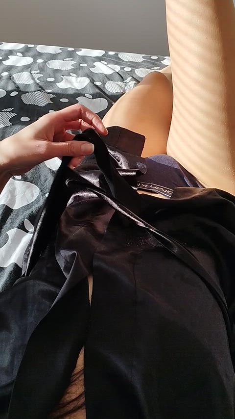 My hand just reaches into those panties