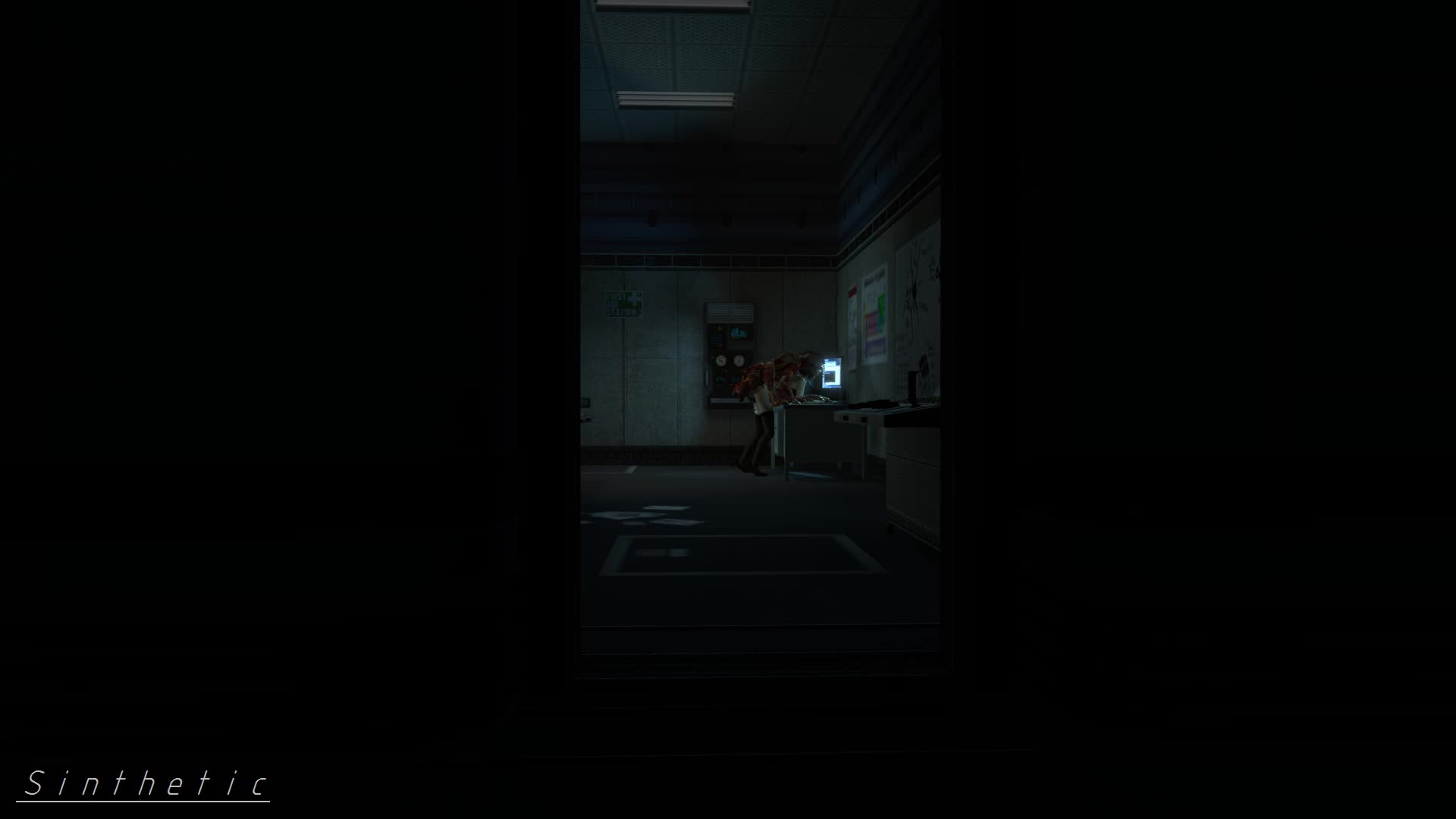 Ada Wong Hacking Attempt Halted By A Patroling Licker