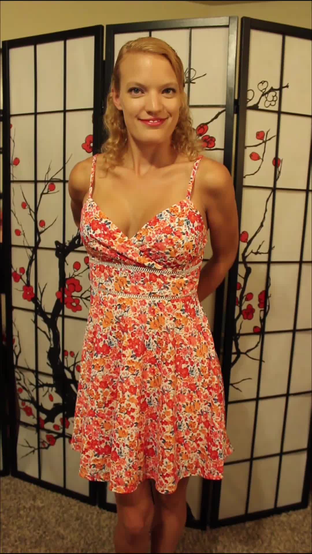 Come see what's under my dress!