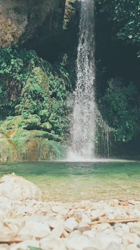 The waterfall (outdoor)