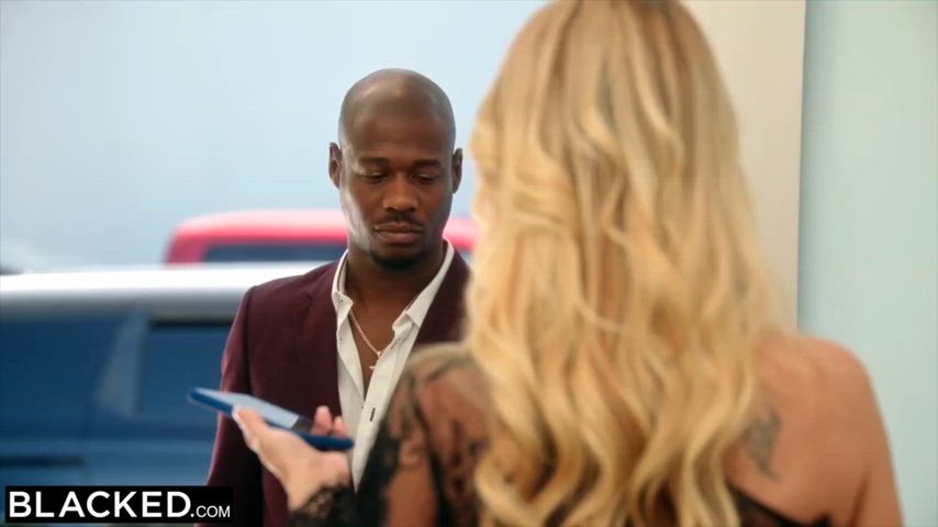 "No talking. I've waited long enough." Bitch straightaway jumped to business.