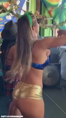 Big Ass Big Tits Cleavage Compilation Dancing Festival Party Public Softcore Porn GIF by duromami