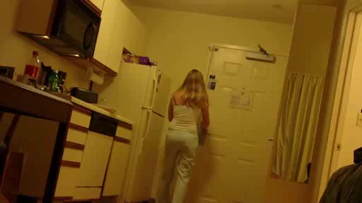 Naked with pizza guy