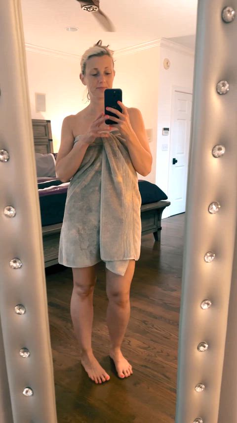 Fresh from the shower