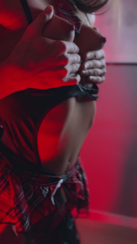 I can put my whole tiny tit in your mouth