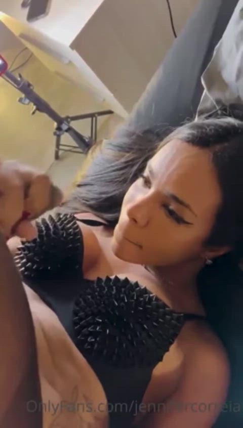 Cum In Mouth Cum Swallow Cumshot Facial Girl Dick Jerk Off Latina Solo Trans Porn GIF by captaincumz
