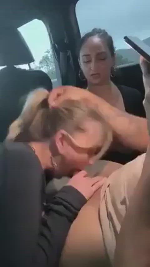 If your friend offers you a lift, it's because she thinks her bf would like to face fuck you