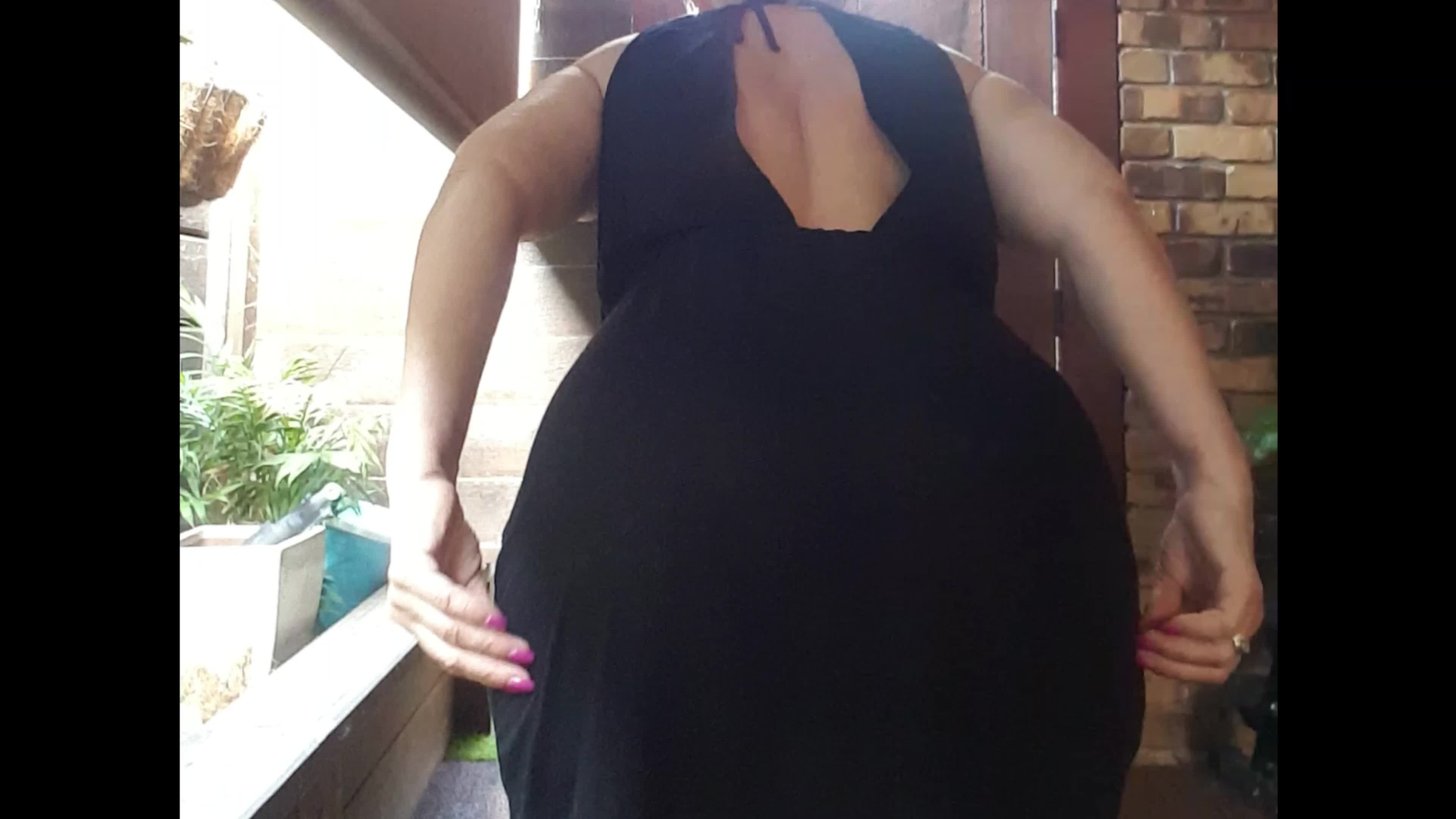 I need a hand to pull down my black panties 