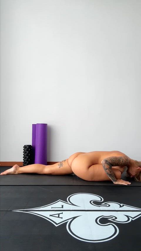 my favorite pose in naked yoga