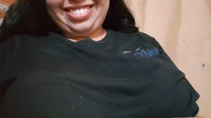 I love teasing you with my tits