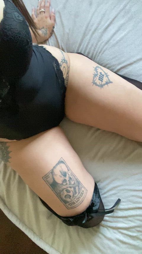 In love 🖤 lingerie noir