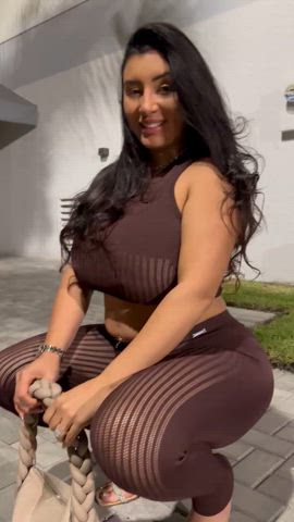Amateur Big Tits Huge Tits MILF Mom Outdoor Public Thick Tits Titty Drop Porn GIF by camsoda