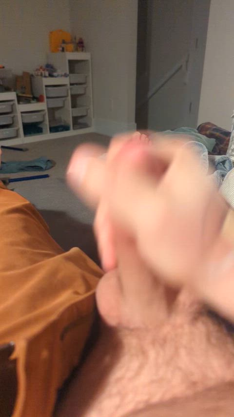 I want us both to admire how hard you made me cum