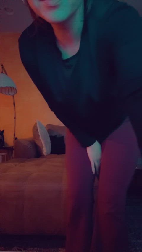 flashing my thong while everyone is in the next room