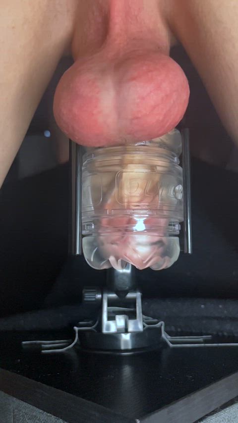 Imagine my balls bouncing off you like this [28]