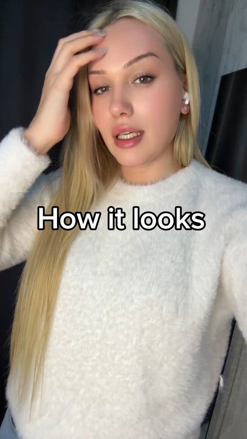 if this made you stare then maybe you should be on your knees for my girlcock