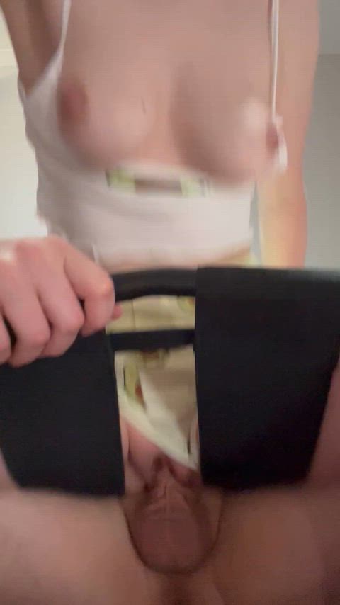 The chair is the best because he cant escape once I am on!