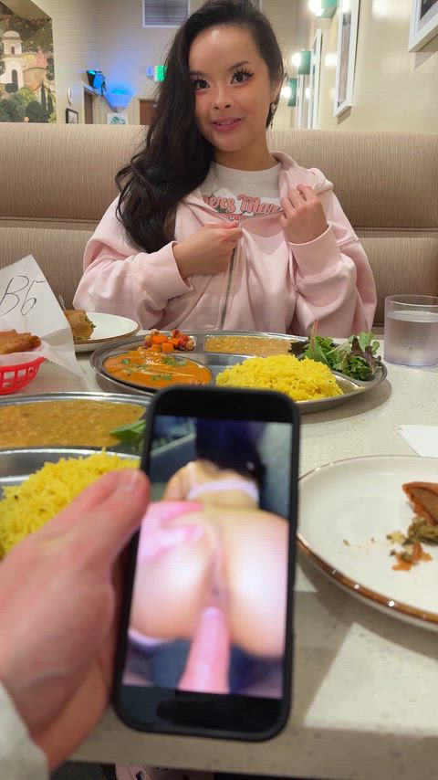 He took me out to dinner after fucking me