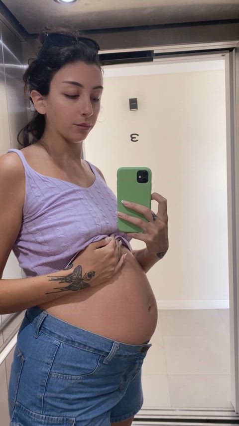 The confidence that comes with creating life is incredibly sexy