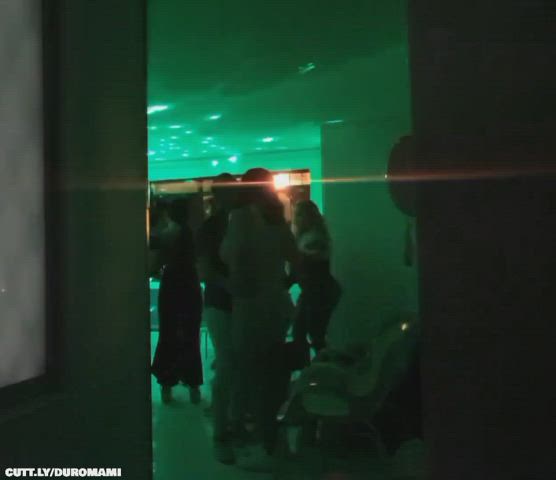 Amateur Blowjob Caught Exhibitionist Party Public Sex Standing Doggy Voyeur Porn GIF by duromami
