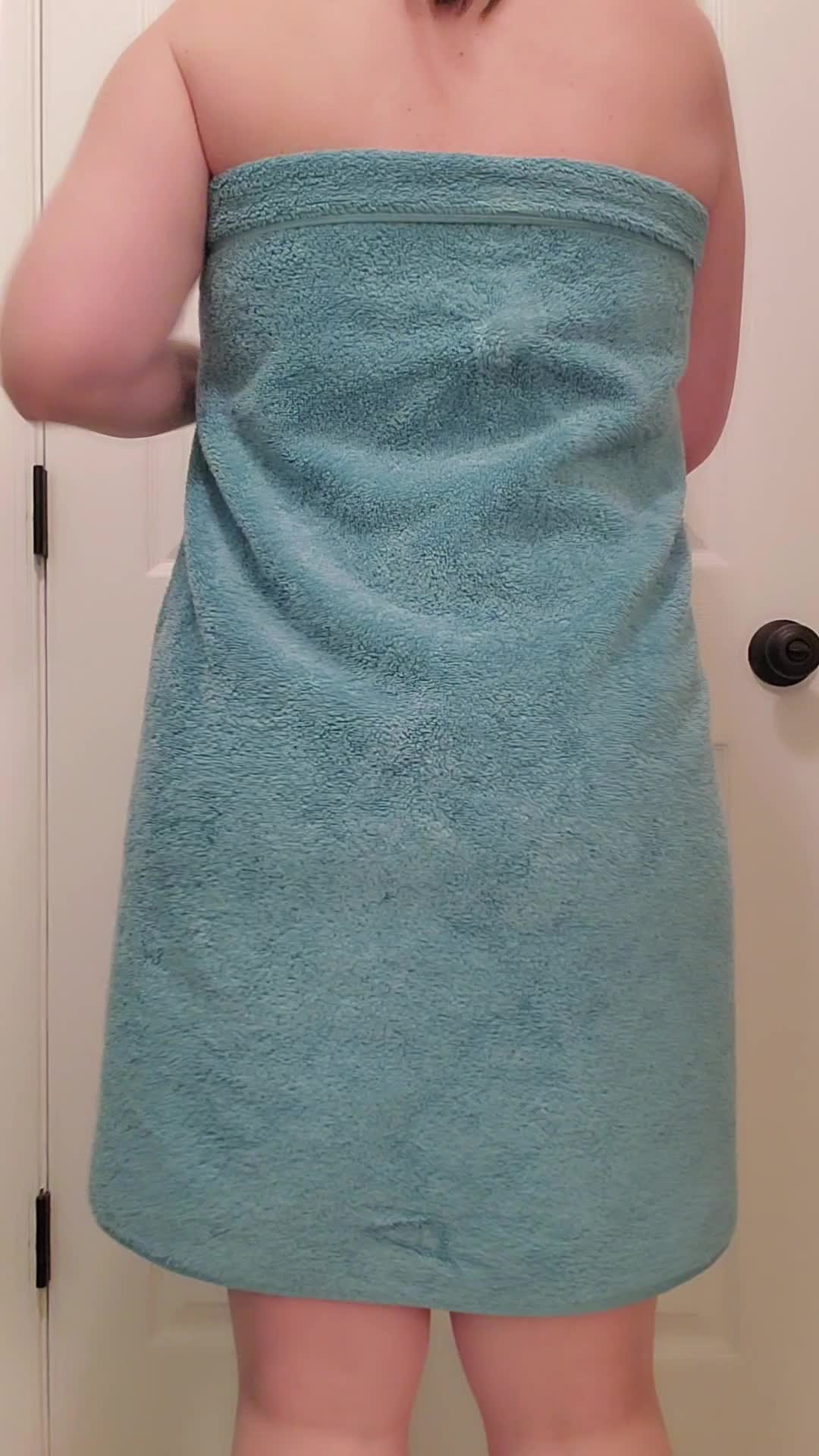 Dropped my towel!