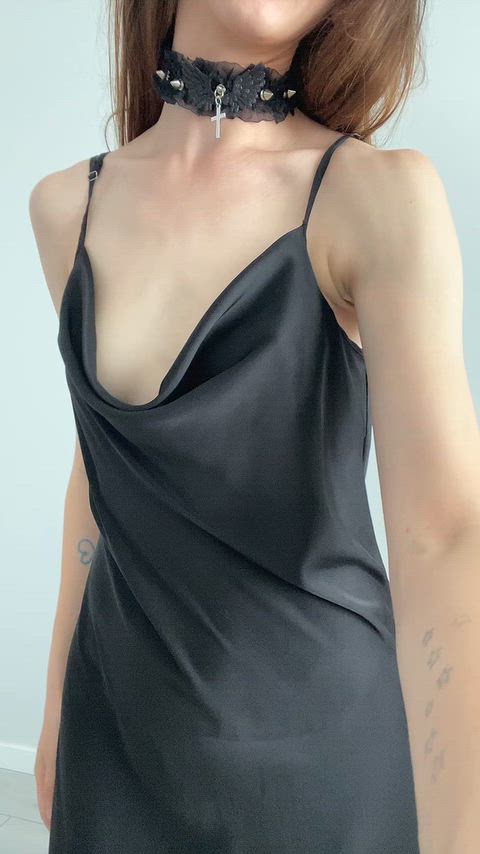 Amateur Choker Collar OnlyFans Solo Teen Tits Porn GIF by morganvell