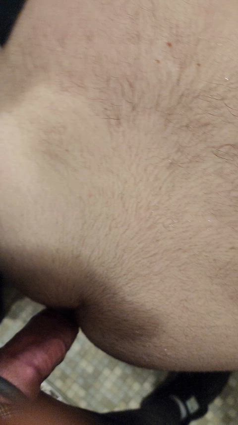 Breeding a raw hole in a mens locker room shower!