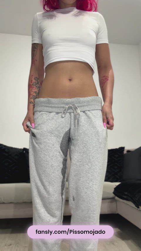 Oops... I got way too desperate and ended up peeing my trainer pants