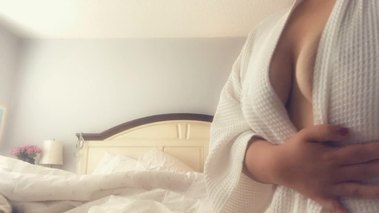 I promised you I’d take this robe off...