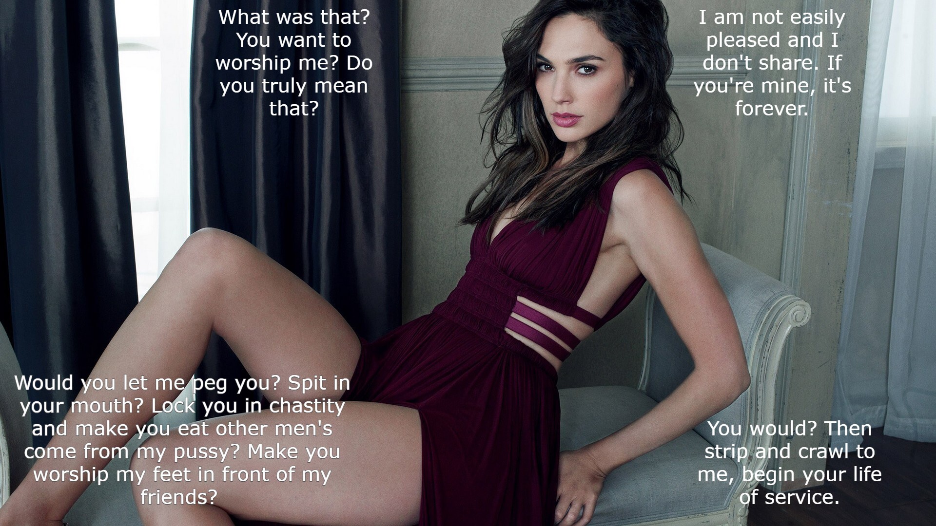 Cuckold caption celebrity chastity