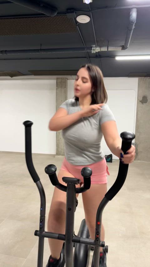 Big Tits Boobs Brunette Cute Natural Tits OnlyFans Solo Teen Tits Porn GIF by susanna