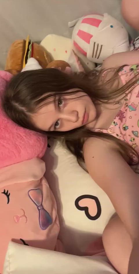 Would you like to lick my tiny pussy? Yes or No