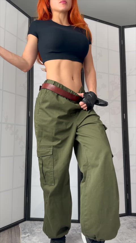 Kim Possible showing off her tits and ass [Disney] (PeachyAznGirly)