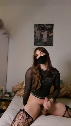 Big Dick Trans Trans Woman Trans girls Transexual Transgender Porn GIF by prettylittliris