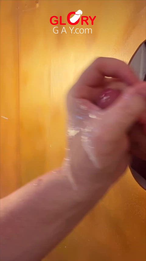 Straight Married Man Turns into Cum Volcano at Gloryhole – Enormous Load! He just wanted to take a quick look… but when the stranger’s mouth starts working, the straight married guy is done for. With deep groans he shoots load after load – so much cum that it drips back through the hole. thumbnail