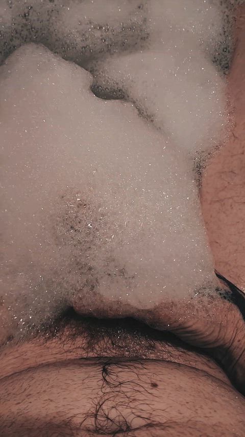 Pissing in my bubble bath