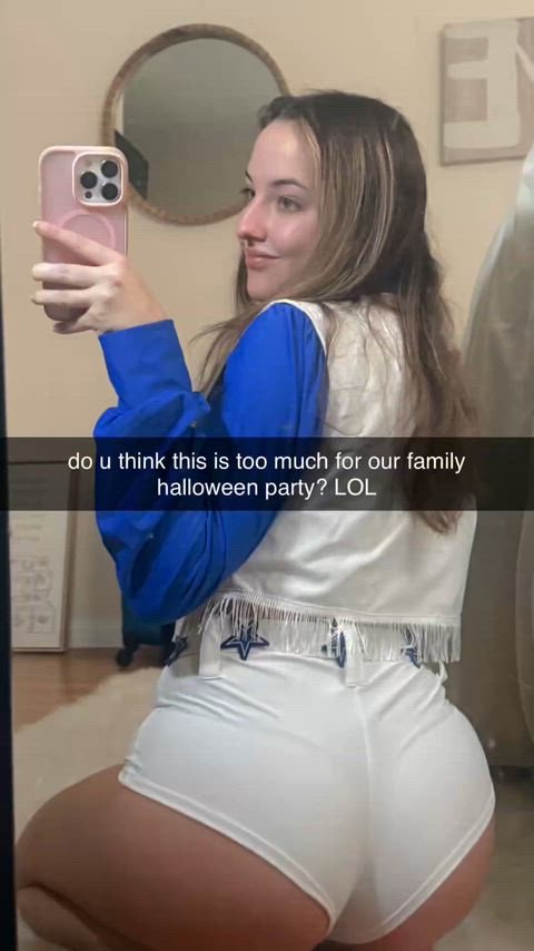 Step bro and I fuck before the Halloween party