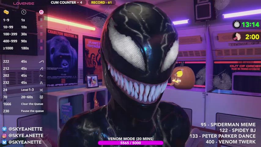 Rule 34 She-Venom Toothy Tongue Job [Spiderman] (Skyeanette)
