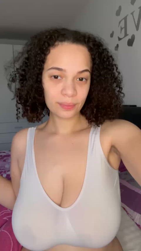 My boobs bounce harder than a pogo stick :3